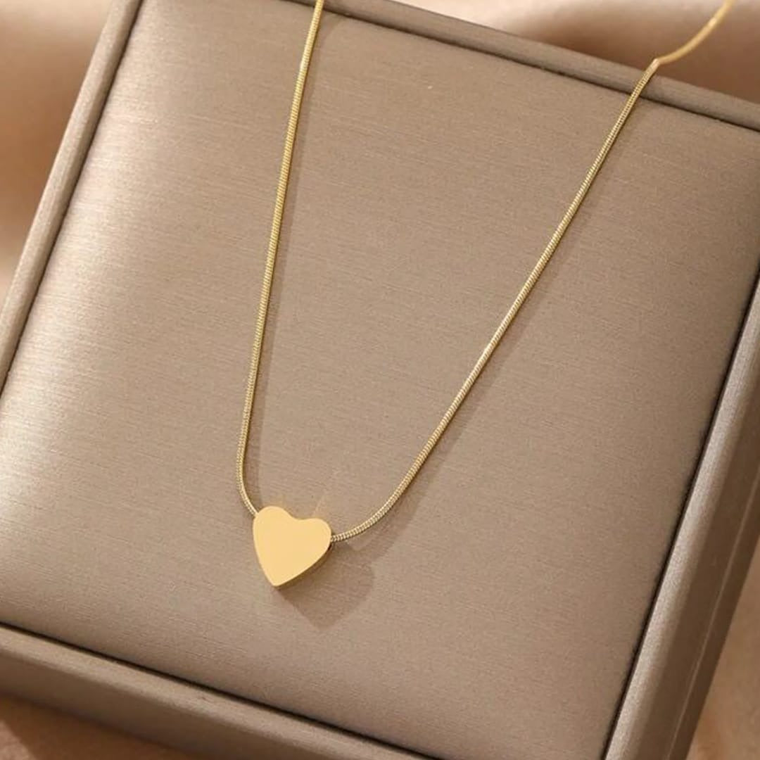 Golden Heart Necklace – Anti Tarnish