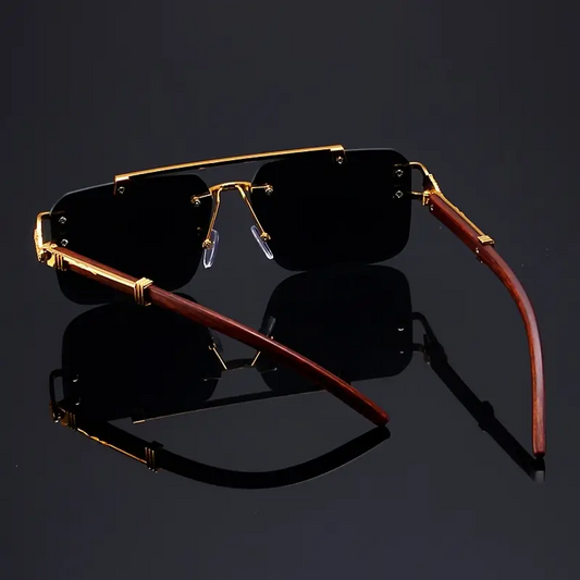 Luxury Leopard Frameless Sunglasses