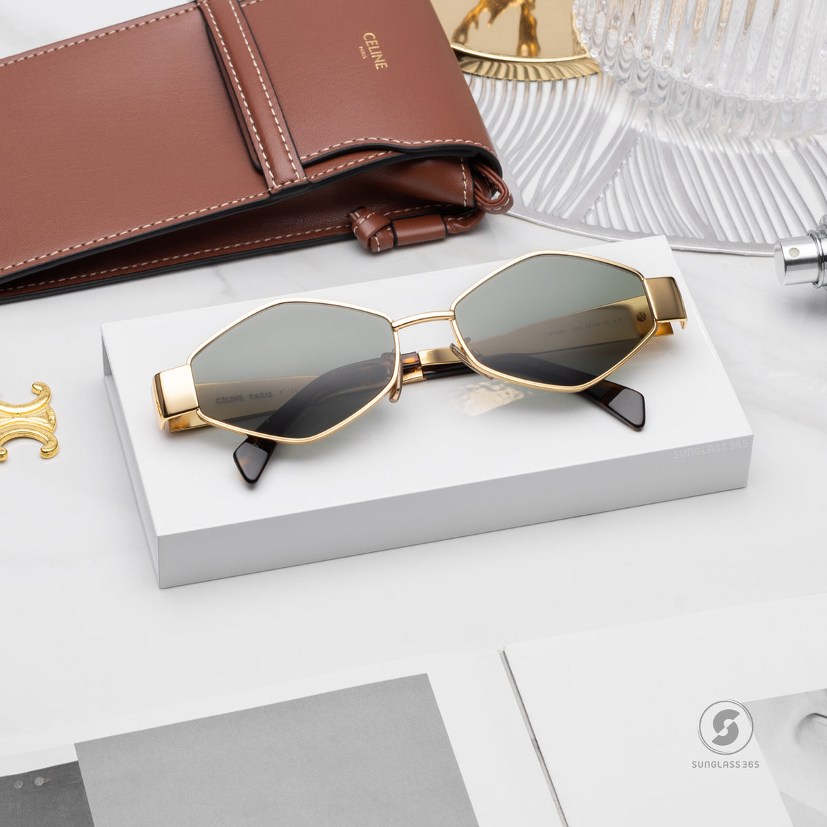Retro Rectangle Sunglasses – UV400 Polarized