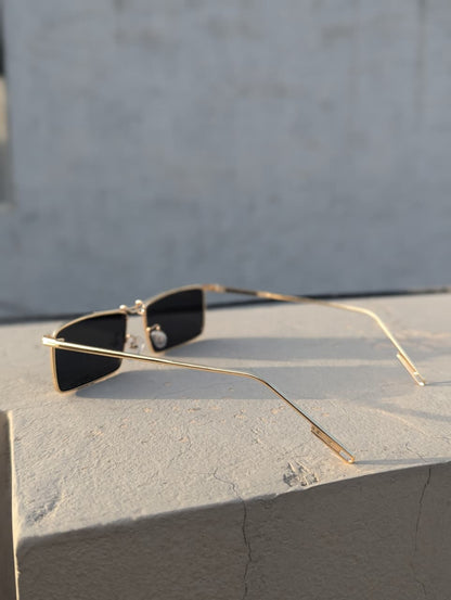 Noir Edge Sunglasses - Metal Frame