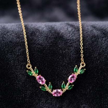 Tulip Necklace - Anti tarnish