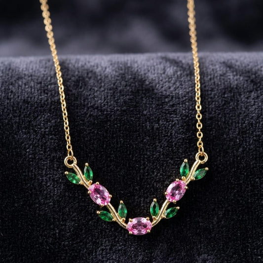 Tulip Necklace - Anti tarnish