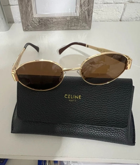 Retro Oval Sunglasses – UV400 Polarized