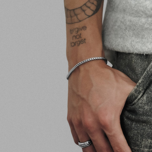 Fox Tail Chain Bracelet - Stainless Steel